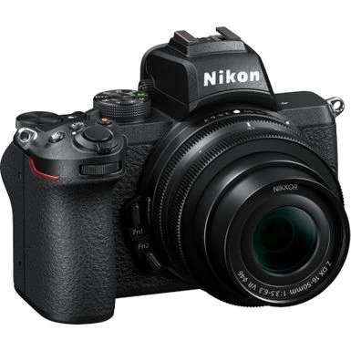 Nikon - Z50 Mirrorless Camera Two Lens Kit With NIKKOR Z DX 16-50mm F/3.5-6.3 VR And NIKKOR Z DX 50-250mm F/4.5-6.3 VR Lenses - Black 5 Nikon - Z50 Mirrorless Camera Two Lens Kit With NIKKOR Z DX 16-50mm F/3.5-6.3 VR And NIKKOR Z DX 50-250mm F/4.5-6.3 VR Lenses - Black - Image 3
