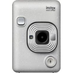 Fujifilm - Instax Mini LiPlay Instant Film Camera - Stone White