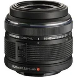 Olympus M. Zuiko Digital 14-42mm F/3.5-5.6 II R Lens - Black - For Micro Four Thirds System