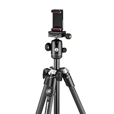 Manfrotto Element MII Mobile Bluetooth MKELMII4BMB-BH, Lightweight Aluminium Travel Tripod, With Carry Bag, Arca-Compatible Ball Head, Load Up 8kg, For DSLRs, CSCs, Compact Cameras And Smartphones 5 Manfrotto Element MII Mobile Bluetooth MKELMII4BMB-BH, Lightweight Aluminium Travel Tripod, With Carry Bag, Arca-Compatible Ball Head, Load Up 8kg, For DSLRs, CSCs, Compact Cameras And Smartphones - Image 3