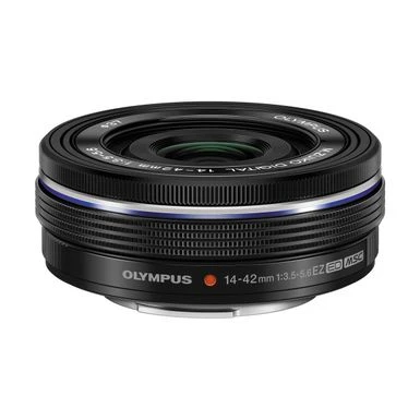 Olympus M. Zuiko Digital 14-42mm F/3.5-5.6 EZ (Electronic Zoom) Pancake Lens - Black - For Micro Four Thirds System 3 Olympus M. Zuiko Digital 14-42mm F/3.5-5.6 EZ (Electronic Zoom) Pancake Lens - Black - For Micro Four Thirds System