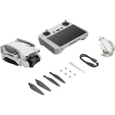 DJI - Mini 3 Drone And Remote Control With Built-in Screen (DJI RC) - Gray 4 DJI - Mini 3 Drone And Remote Control With Built-in Screen (DJI RC) - Gray - Image 2