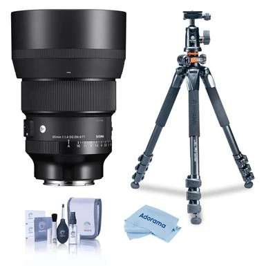 Sigma 85mm F/1.4 DG DN ART Lens For Sony E Bundle With Tripod And Accessories 3 Sigma 85mm F/1.4 DG DN ART Lens For Sony E Bundle With Tripod And Accessories