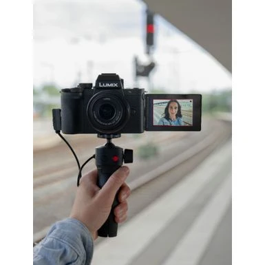 Panasonic - LUMIX G100 Mirrorless Camera For Photo, 4K Video And Vlogging, 12-32mm Lens, Tripod Grip Bundle – DC-G100VK - Black 4 Panasonic - LUMIX G100 Mirrorless Camera For Photo, 4K Video And Vlogging, 12-32mm Lens, Tripod Grip Bundle – DC-G100VK - Black - Image 2