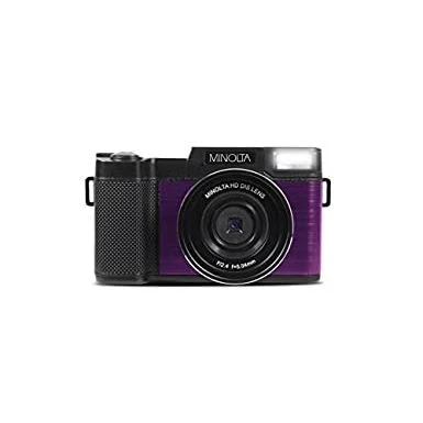 Minolta MND30 30 MP / 2.7K Ultra HD Digital Camera (Purple) 5 Minolta MND30 30 MP / 2.7K Ultra HD Digital Camera (Purple) - Image 3
