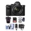 Sony Alpha A7II Digital Camera With FE 28-70mm F/3.5-5.6 OSS Lens - Bundle With Camera Case, 32GB Class 10 SDHC Card, Filter Kit (UV/CPL/ND2), Clean Kit, SD Card Reader, Card Wallet -Capture Point bc5d263c e1f9 4d0a b8dd 092fc3bb82aa