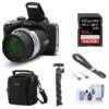 Minolta MN53Z 16MP FHD Digital Camera With 53x Optical Zoom, Wi-Fi, Black Bundle With Shoulder Bag, 64GB SD Card, Wrist Strap, Octopus Tripod, Cleaning Kit 2 Minolta MN53Z 16MP FHD Digital Camera With 53x Optical Zoom, Wi-Fi, Black Bundle With Shoulder Bag, 64GB SD Card, Wrist Strap, Octopus Tripod, Cleaning Kit -Capture Point bf095259 aa9e 4a44 94f4 b395703d90cd