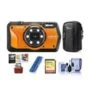 Ricoh WG-6 Digital Camera, Orange - Bundle With Camera Case, 32GB SDHC Card, Cleaning Kit, Card Reader, Mac Software Package -Capture Point bfa36ae0 c084 4b75 ab6b b408c9333161