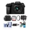 Panasonic Lumix DMC-G7 Mirrorless Micro Four Thirds Camera With 14-42mm Lens, Black - Bundle With Camera Case, 32GB SDHC Card, Cleaning Kit, Memory Wallet, Card Reader, 46mm UV Filter, Pc Software Package -Capture Point c1d12486 ce4d 4740 b655 55088671f680
