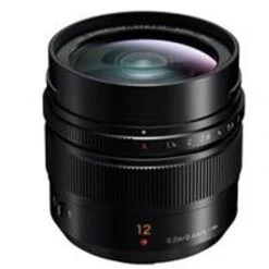 Panasonic Lumix G Leica DG Summilux 12mm F/1.4 ASPH Lens For Micro Four Thirds Lens Mount , Black