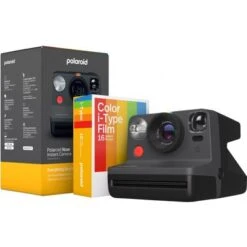 Polaroid - Now Instant Film Camera Bundle Generation 2 - Black