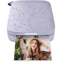 HP - Sprocket Portable 2x3" Instant Photo Printer Prints On Zink Paper From IOS & Android - Lilac