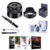 Sony E 35mm F/1.8 OSS E-Mount Lens Bundle With PC Software, 49mm Filter Kit, Lens Case, Lens Cleaner, Cleaning Kit, And Universal Lens Cap Tether -Capture Point cc1a6ca0 6309 4447 aa79 83a7aed97606