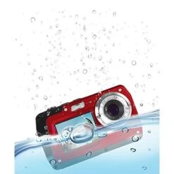Minolta 48 MP Dual Screen Waterproof Digital Camera MN40WP, Red -Capture Point ce4806db ca0d 428f 9f51 a96b5a8ad0a5