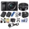Sony Alpha A6400 24.2MP Mirrorless Digital Camera With 16-50mm F/3.5-5.6 OSS Lens - Bundle With Camera Case, 32GB SDHC Card, 40.5mm Filter Kit, Cleaning Kit, Card Reader, Memory Wallet, PC Software Pack -Capture Point ce9afc1a 2345 4bac a7b9 029e06997117