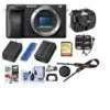 Sony Alpha A6400 Mirrorless Digital Camera Body - Bundle With Camera Case, 32GB SDHC U3 Card, Cleaning Kit, Card Reader, Memory Wallet, PC Software Package -Capture Point d3b896e5 8a89 405d b9ee 3fc6679a1582