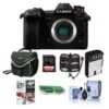 Panasonic Lumix G9 Mirrorless Camera Body, Black - Bundle With 32GB SDHC U3 Card, Spare Battery, Camera Case, Cleaning Kit, Memory Wallet, Card Reader, PC Software Package -Capture Point d6c04550 8e4b 445c 830a f9dd9eb00bce