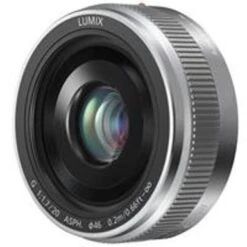 Panasonic Lumix G 20mm F/1.7 II Aspherical Lens For Micro Four Thirds Lens Mount, Silver