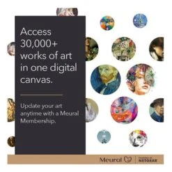 Meural 27" Full HD Digital Canvas II Wi-Fi Frame, 19x29", Dark Wood -Capture Point e8946516 0837 4f86 a553 68a5eb141a88