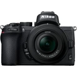 Nikon - Z50 Mirrorless 4K Video Camera With NIKKOR Z DX 16-50mm F/3.5-6.3 VR Lens - Black