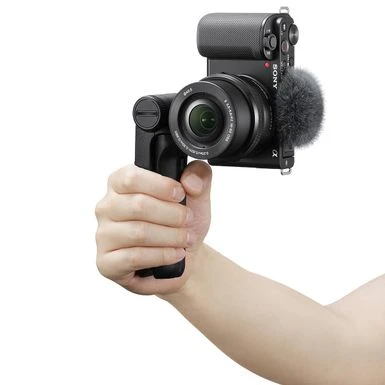 Sony ZV-E10 Mirrorless Camera With 16-50mm Lens, Black Bundle With ACCVC1 Vlogger Accessory Kit Shooting Grip - 64GB SD Card 12 Sony ZV-E10 Mirrorless Camera With 16-50mm Lens, Black Bundle With ACCVC1 Vlogger Accessory Kit Shooting Grip - 64GB SD Card - Image 10