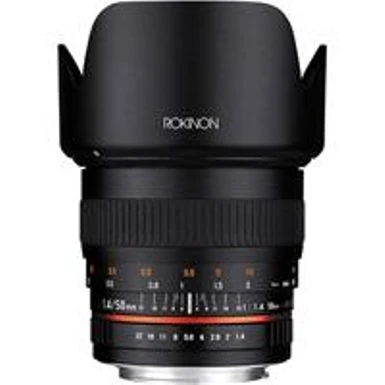 Rokinon 50mm F1.4 Manual Focus Lens Sony E Mount, 6 Groups / 9 Elements, 17.7" / 44.96cm Minimum Focus Distance -Capture Point f1df9148 7565 40d1 bdfe 8986bfdb7653
