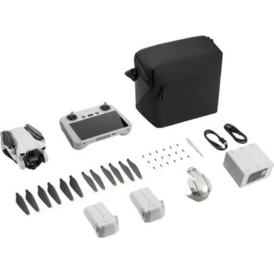 DJI - Mini 3 Fly More Combo Drone And Remote Control With Built-in Screen (DJI RC) - Gray 4 DJI - Mini 3 Fly More Combo Drone And Remote Control With Built-in Screen (DJI RC) - Gray - Image 2