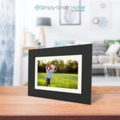 SimplySmartHome 8" Full HD Touchscreen PhotoShare Friends & Family Smart Frame, Classic Black -Capture Point f3c9ae49 d09f 4b24 b26e 965c796957e7