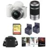 Sony ZV-E10 Mirrorless Camera With 16-50mm Lens, White With E 55-210mm F/4.5-6.3 OSS E-Mount Lens, Bundle With PC Photo & Video Editing Suite, 32GB SD Memory Card, Bag, Accessories Kit -Capture Point f55fce22 949e 4279 b111 b1d3e4abc094