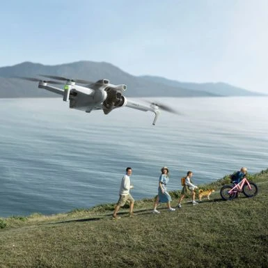 DJI - Mini 3 Fly More Combo Drone And Remote Control With Built-in Screen (DJI RC) - Gray 5 DJI - Mini 3 Fly More Combo Drone And Remote Control With Built-in Screen (DJI RC) - Gray - Image 3