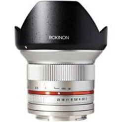 Rokinon 12mm F/2.0 Ultra Wide, Manual Focus Lens For Fujifilm X Mount, Silver