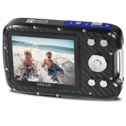 Minolta MN30WP 21MP Full HD 2.8" Touch LCD Screen Waterproof Digital Camera, Blue -Capture Point fbb9d898 987d 4238 b88b 3cc55d7369be