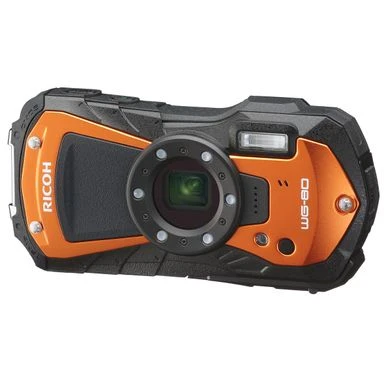 Ricoh WG-80 Waterproof Digital Camera, Orange Bundle With Chest Harness, 64GB SD Memory Card, Camera Case 9 Ricoh WG-80 Waterproof Digital Camera, Orange Bundle With Chest Harness, 64GB SD Memory Card, Camera Case - Image 7